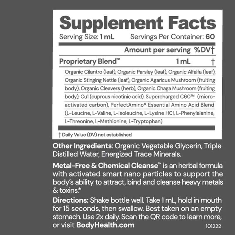 Metal-Free & Chemical Cleanse
