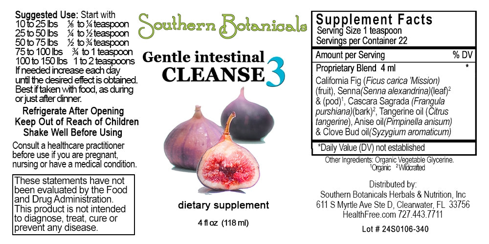 Gentle Intestinal Cleanse 3 (4oz. Liquid)